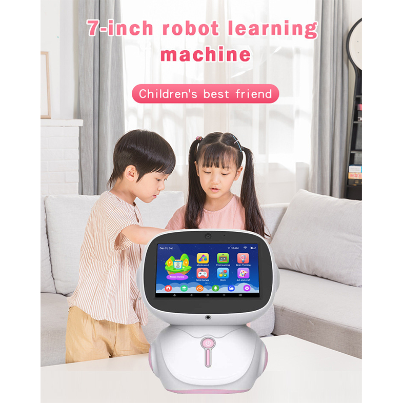 【外贸版】早教智能机器人A2少年儿童教育人工智能语音对话点读学习机触屏故事机